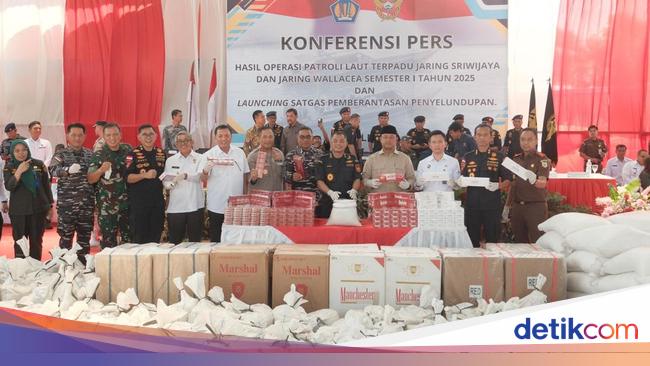 Bea Cukai Tindak Kasus Penyelundupan 714 Ton Beras ke Sumatera