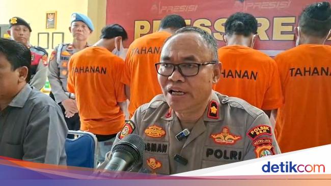 Polisi Tangkap 4 Debt Collector Tarik Paksa Motor Milik Ojol di Depok