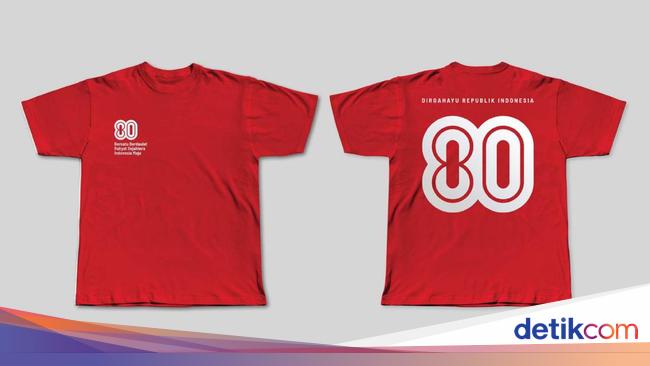 Logo HUT ke-80 RI untuk Baju, Ini Link Desain dan Pedomannya