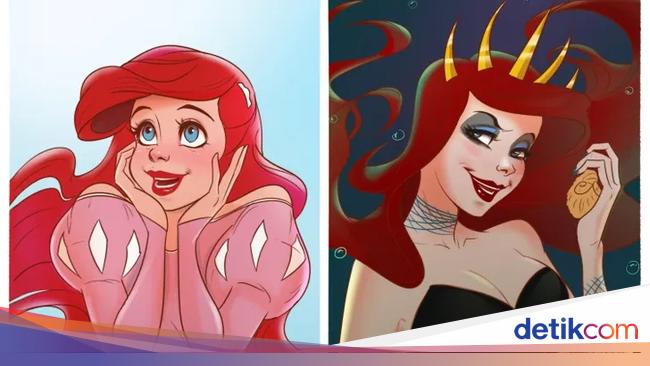 Penampilan Putri Disney Jika Mereka Jadi Villain