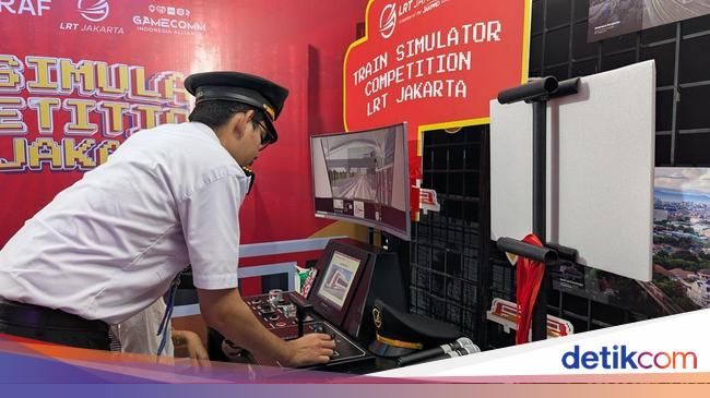 Asyik! Bisa Main Simulator LRT Jakarta di Indonesia Game Week