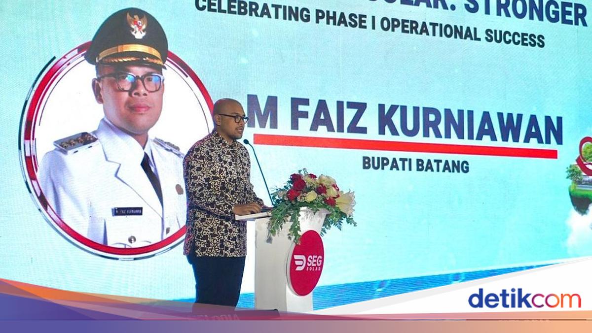SEG Solar Beroperasi di Batang, Bupati Faiz: Ekonomi Hijau untuk Indonesia