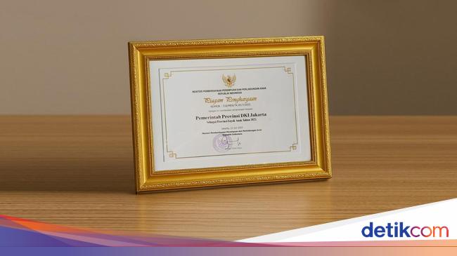 Jakarta Kembali Dinobatkan Jadi Provinsi Layak Anak 2025