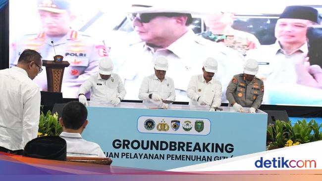 Polri Groundbreaking SPPG Lapak Kampir Madiun Layani 4.103 Penerima MBG
