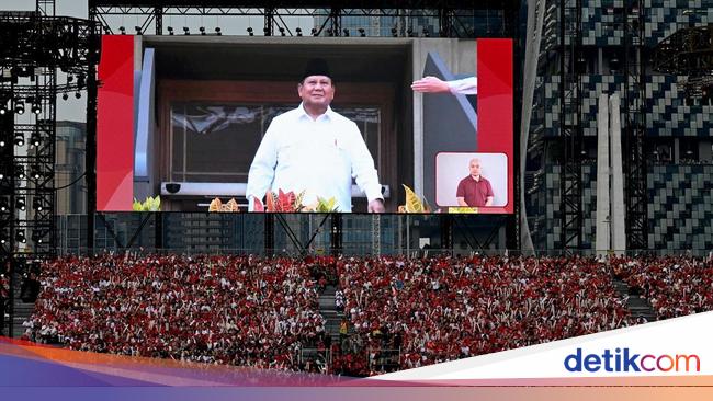 Prabowo Hadiri National Day Parade Singapura, Disambut Riuh Penonton