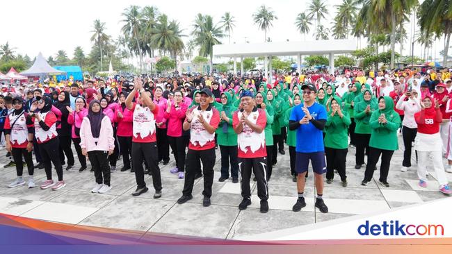 Polres Pangandaran Gelar Gebyar Merah Putih Sambut HUT RI