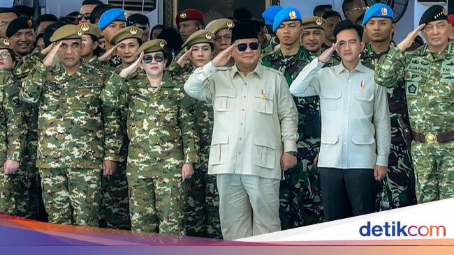 Puan Hadiri Gelar Pasukan TNI, Harap Soliditas &amp; Profesionalisme Terjaga
