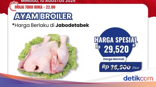Ayam Broiler Banting Harga di Transmart Full Day Sale, Jadi Segini