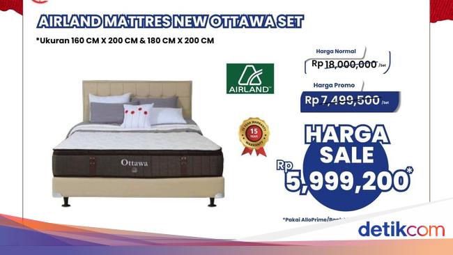 Beli Tempat Tidur di Transmart Full Day Sale Lebih Murah, Bisa Hemat Rp 12 Jutaan