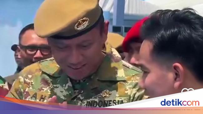 Gibran Unggah Upacara Militer di Batujajar, Ada Momen Khusus Bareng AHY