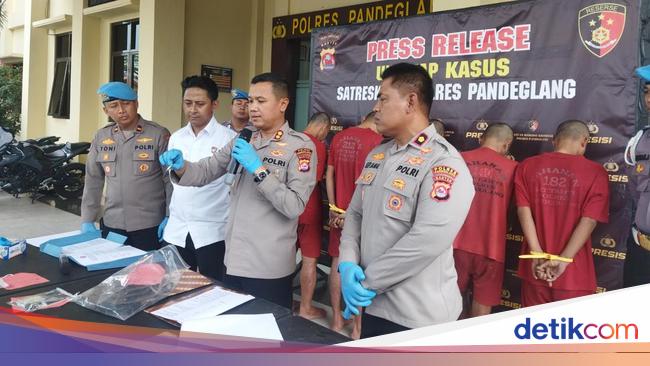 Curi Motor Mahasiswa KKN, 5 Pria di Pandeglang Ditangkap Polisi
