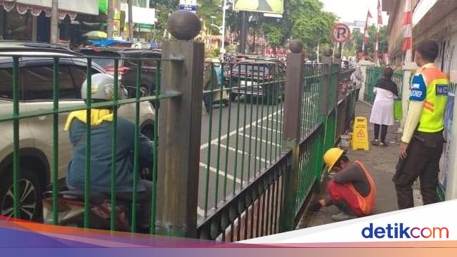 Viral Aksi Lompat Pagar, Stasiun Cikini Dipagari Lebih Tinggi