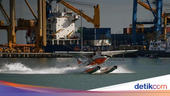 Menhub Dudy Resmikan Pesawat Amfibi di Makassar