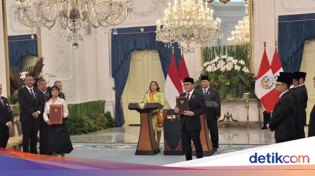 Prabowo dan Presiden Peru Sepakat Berantas Narkoba-Perdagangan Ilegal