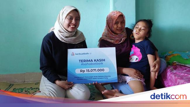 Sahabat Baik Bantu Sifa Penderita Cerebral Palsy Rutin Terapi hingga Beli Susu