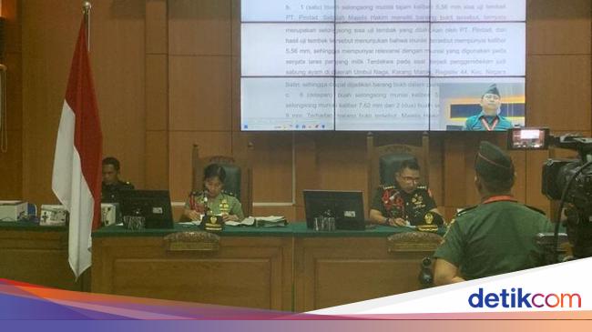 Kopda Bazarsah Penembak 3 Polisi Lampung Divonis Mati