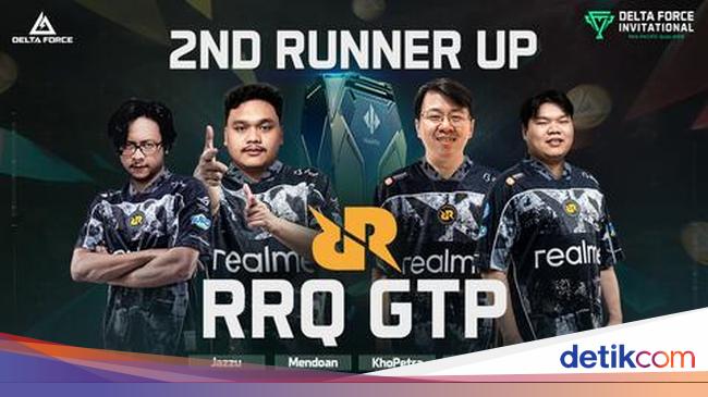 Tim Indonesia RRQ Raih Peringkat 3 di Turnamen Garena Delta Force
