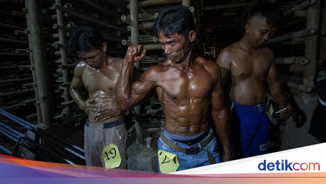 Buruh Pabrik Genting Jatiwangi Adu Otot di Lomba Binaraga