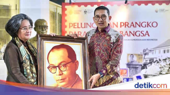 Hormati Tokoh Kemerdekaan, Menbud Luncurkan Prangko Para Pendiri Bangsa