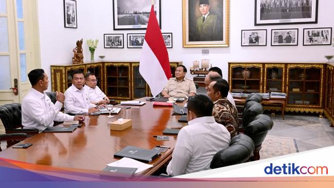 Prabowo Rapat Bareng Kapolri-kepala Bgn Di Istana, Ini Yang Dibahas