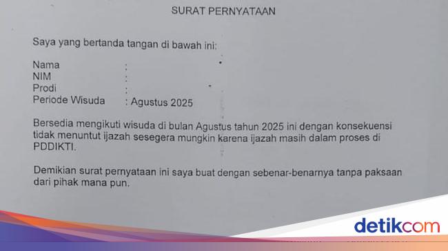 Viral Calon Wisudawan Diminta Tak Protes Ijazah Telat, UNY Buka Suara
