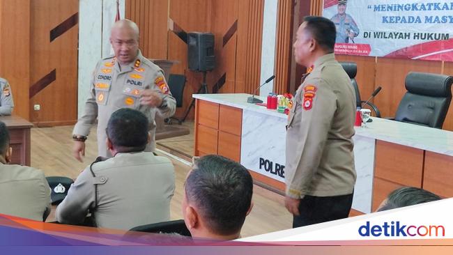 Kapolres Serang Minta Bhabinkamtibmas Gencarkan Sosialisasi Call Center 110