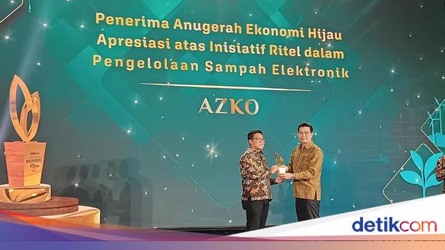 Raih Penghargaan Ekonomi Hijau, AZKO Getol Daur Ulang Sampah Elektronik