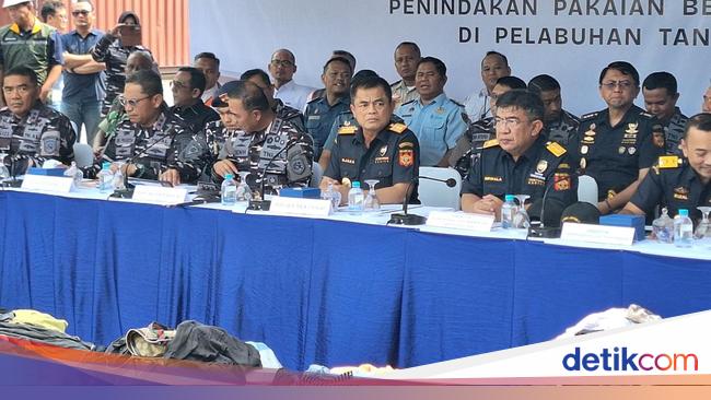 Bea Cukai Gagalkan Penyelundupan Pakaian Bekas Rp 1,5 M di Tanjung Priok