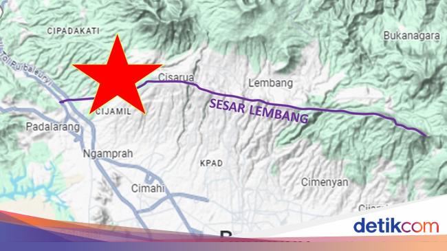 Gempa M 1,8 di Bandung Barat, BMKG: Bukti Sesar Lembang Patut Diwaspadai