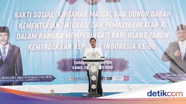 Menteri Agus Sampaikan Program-program Presiden di Lapas Tangerang