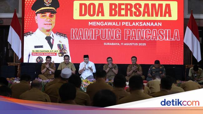 Surabaya Luncurkan 1.360 Kampung Pancasila, Perkuat Gotong Royong Warga
