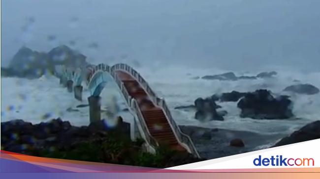 Taiwan Porak-Poranda Dihajar Podul, Destinasi Wisatanya Tutup Sementara