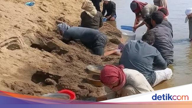 Muncul Diduga Emas di Sungai Eufrat yang Mengering, Ada Hadist-nya