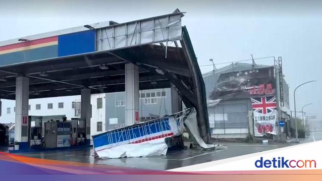 Taiwan Dihantam Topan, 407 Penerbangan Dibatalkan!