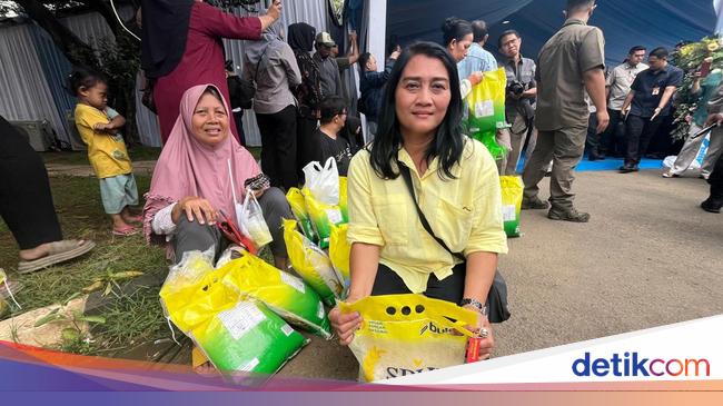 Senangnya Warga Bisa Beli Beras Murah di GPM: Terima Kasih Pak Kapolri