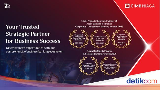 CIMB Niaga Borong 5 Penghargaan di Tingkat Asia