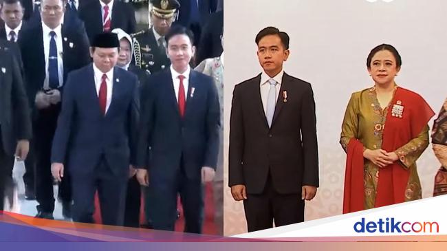 Dasi Beda Warna Gibran Curi Perhatian di Sidang Tahunan