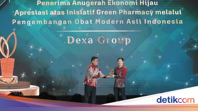 Komitmen ESG Dexa Group Raih Anugerah Ekonomi Hijau untuk Green Pharmacy