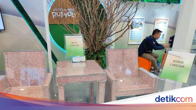 BI Pamer Meja &amp; Kursi Rp 1 Miliar dari Limbah Uang Kertas, Begini Wujudnya