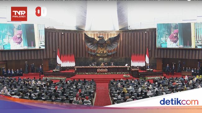 Perdana! Sidang Tahunan MPR Putar Video Capaian Prabowo