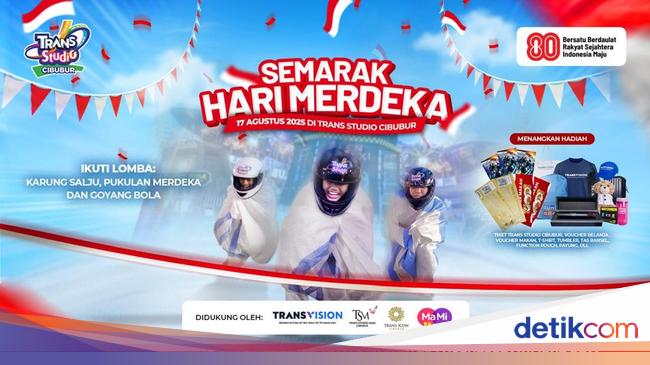 Rayakan Hari Merdeka dengan Lomba dan Promo Spesial di Trans Studio Cibubur