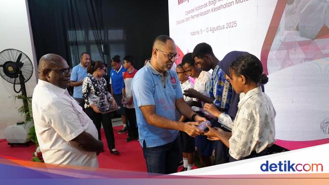 Gubernur Papua Tengah Puji Baksos Kesehatan Mata Freeport di Nabire