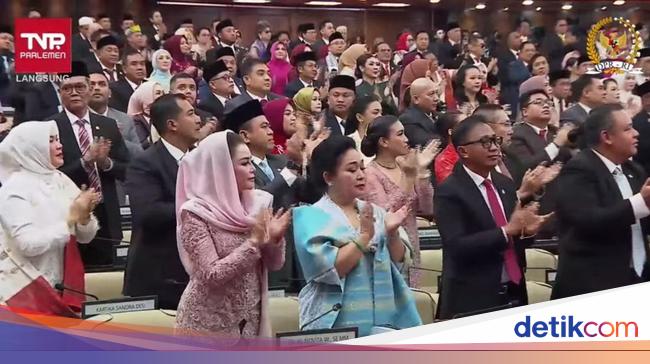 Video Capaian Prabowo Tayang di Sidang Tahunan, Dapat Standing Applause