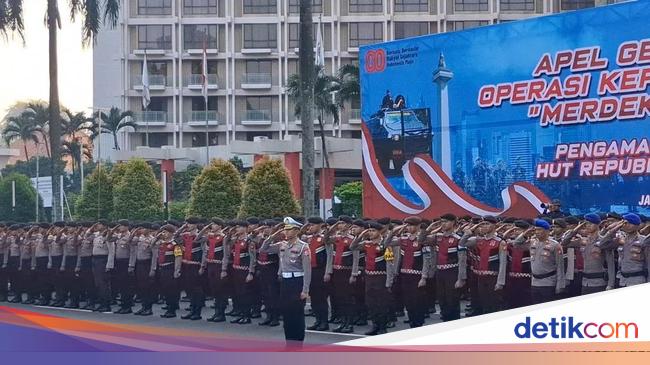 Korlantas Kerahkan 9.035 Personel Operasi Merdeka Jaya Amankan HUT RI Besok