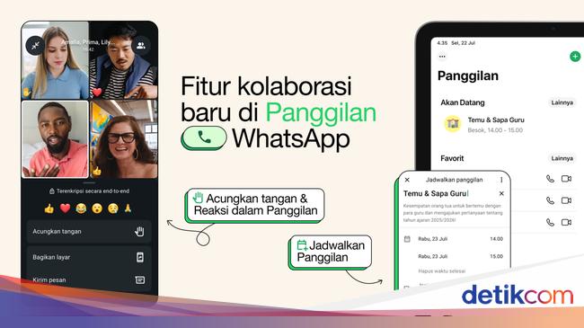 Deretan Fitur Baru WhatsApp, Bisa Jadwalkan Panggilan Grup