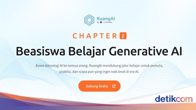 RuangAI Bikin Pelatihan AI Gratis