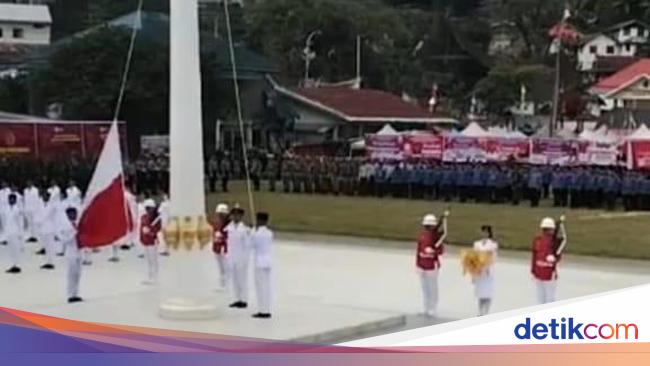 Viral Bendera Merah Putih Terbalik Saat Upacara di Mamasa, Panitia Minta Maaf