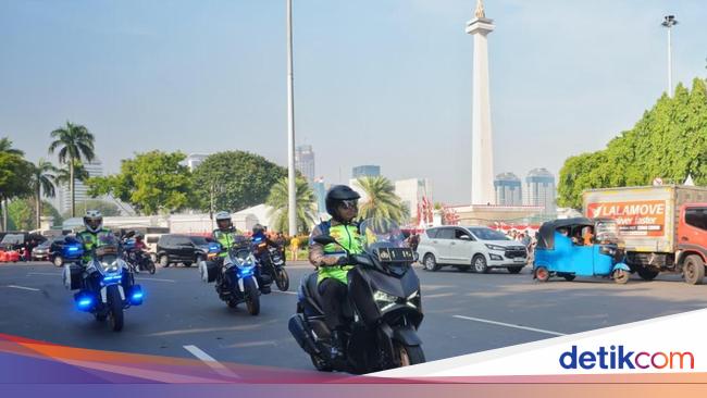 PB HMI Puji Kakorlantas Polri Turun Langsung Pantau Pengamanan HUT RI ke-80