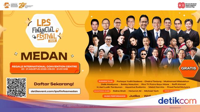 Saksikan LPS Financial Festival Medan, Live di detikcom Sekarang!