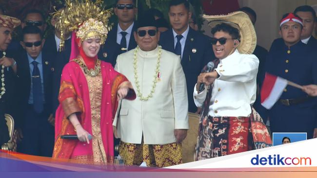 Pagi Sore Penampilan Presiden Prabowo Subianto di HUT Ke-80 RI